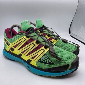 Salomon X Scream City Trail Womens Size 8 Green Athletic Shoes Trails Running
